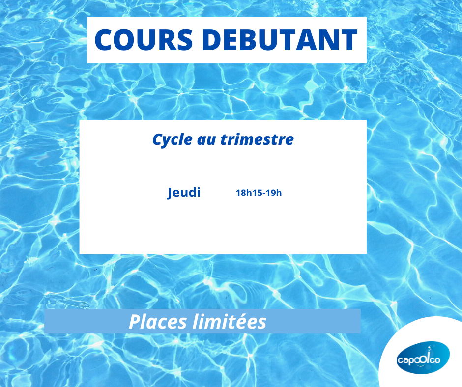 Cours débutant : le jeudi à 18h15